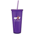 20 Oz. Purple Spirit Tumbler Cup